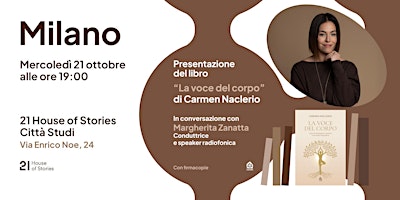 Presentazione del libro "La voce del corpo" di Carmen Naclerio