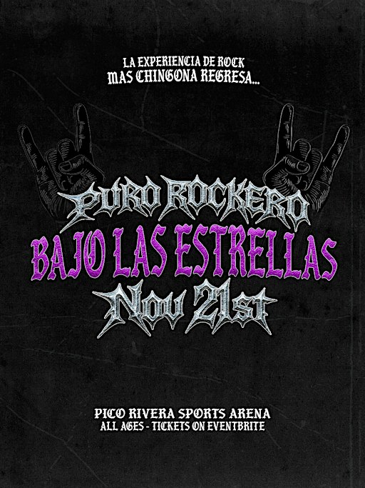 PURO ROCKERO ' BAJO LAS ESTRELLAS '
