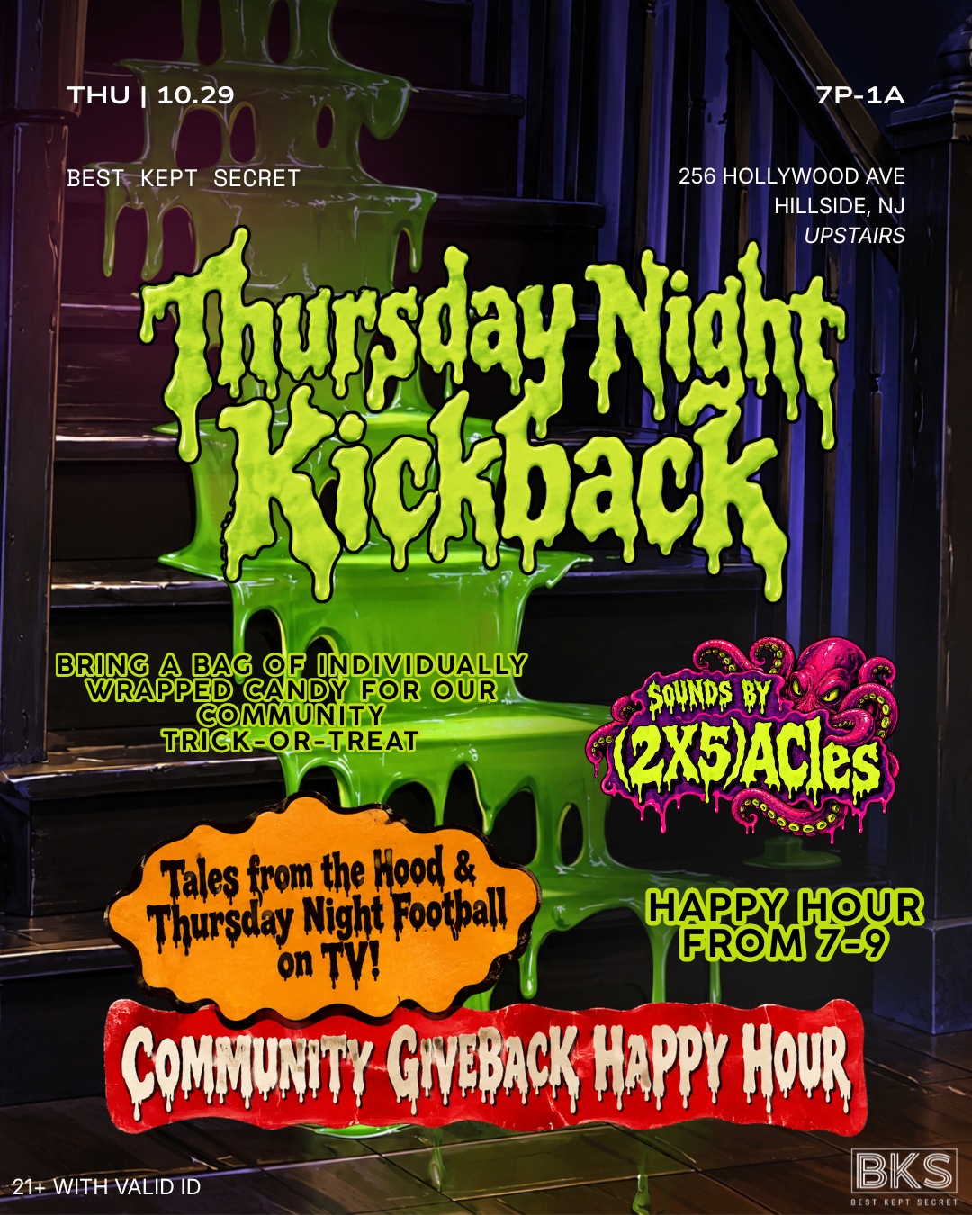 Halloweekend at BKS: Thursday Night Kickback