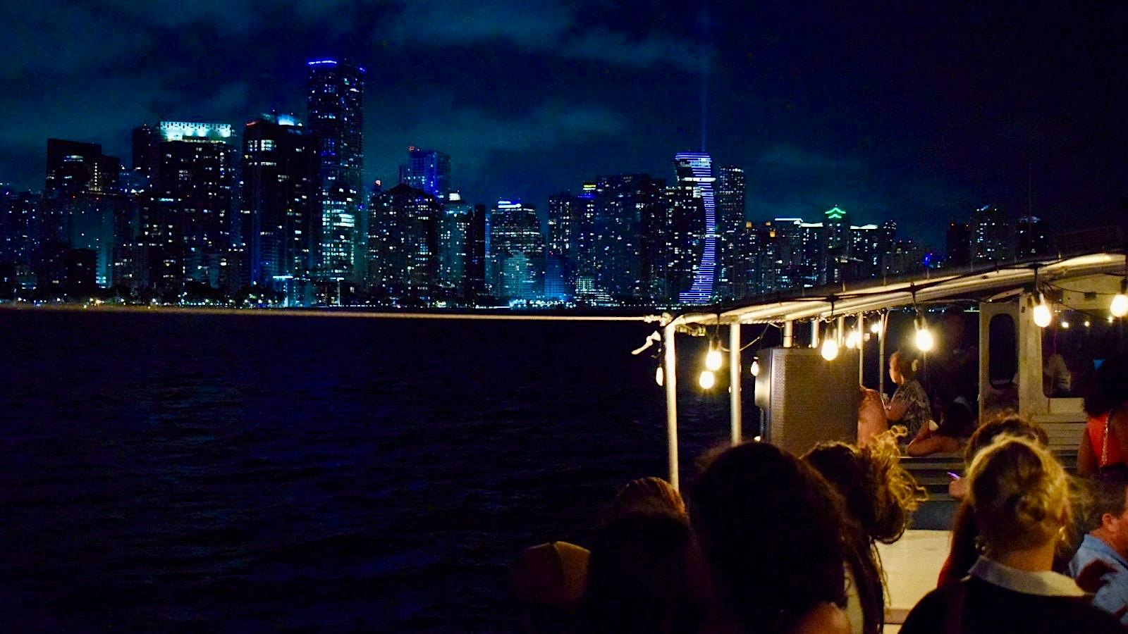 Miami Boat Tour with Open Bar and City Views