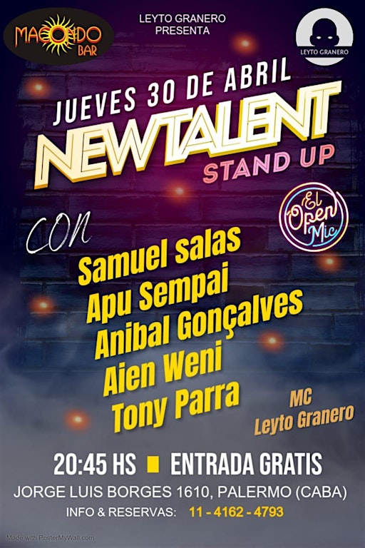 NEW TALENT Stand Up
