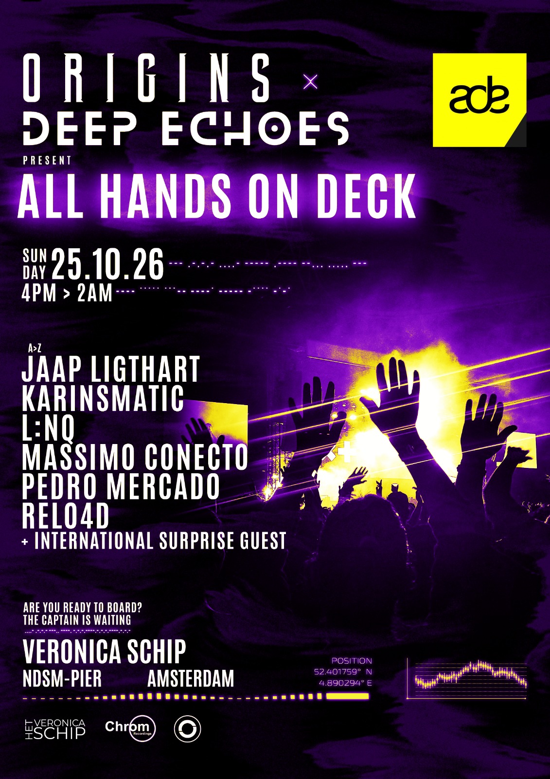 ORIGINS x Deep Echoes pres. ALL HANDS ON DECK