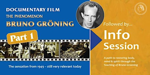 Auckland - Epsom: Phenomenon Bruno Groening Film (Part 1) + Info Session