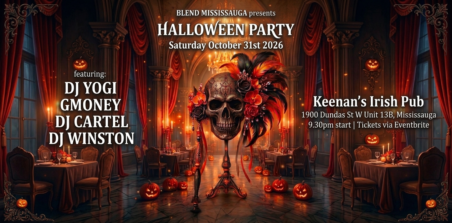 Blend Halloween Party with GMoney, DJ Winston, DJ Cartel & DJ Yogi