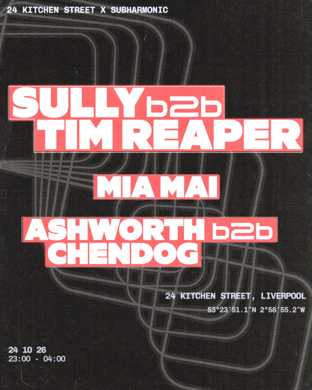 KS X SubHarmonic: Sully b2b Tim Reaper & Mia Mai