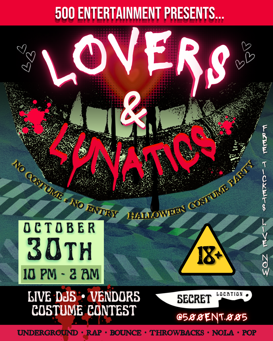 500 Ent Presents - Lovers & Lunatics