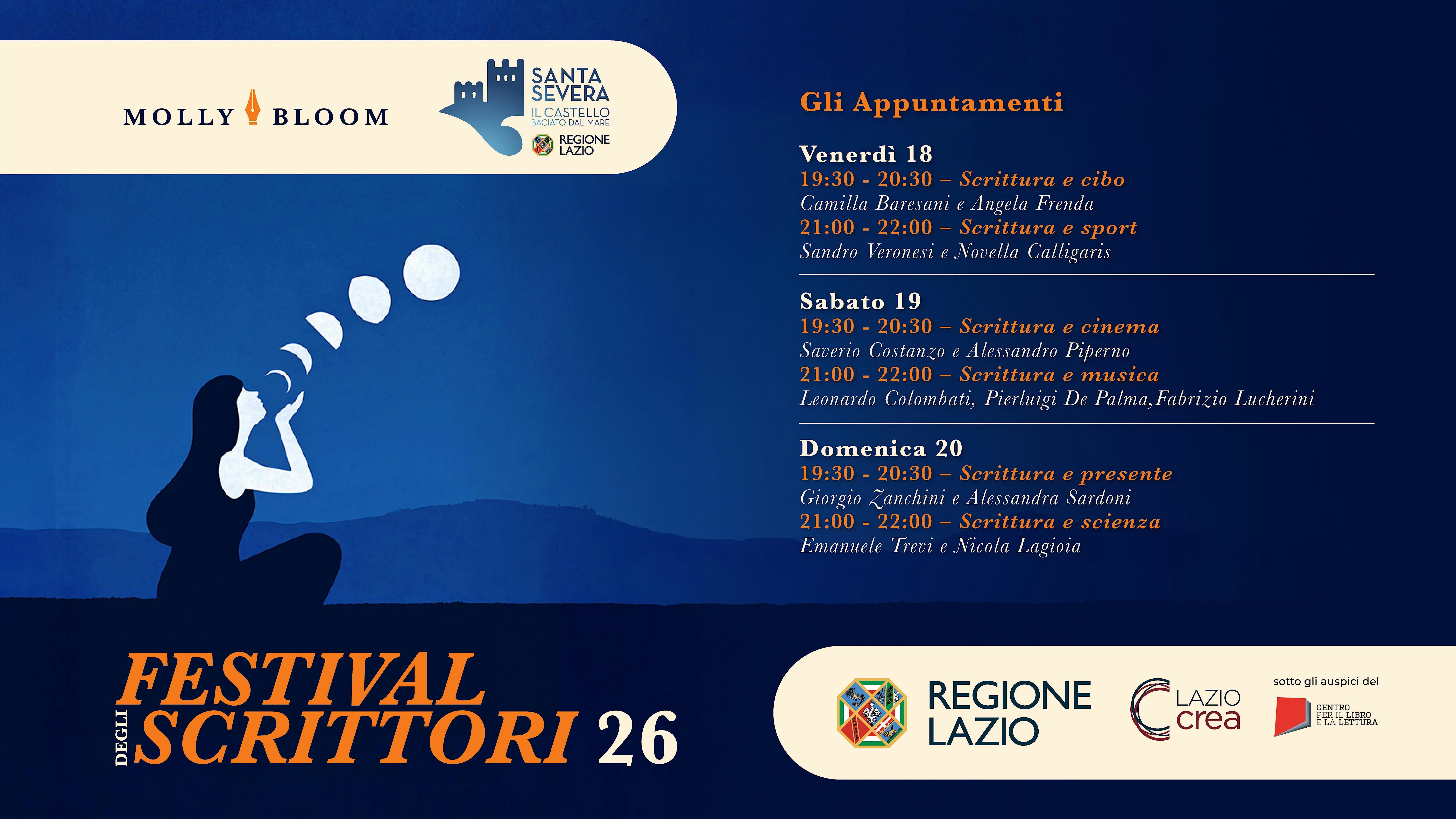Festival degli scrittori 2026
