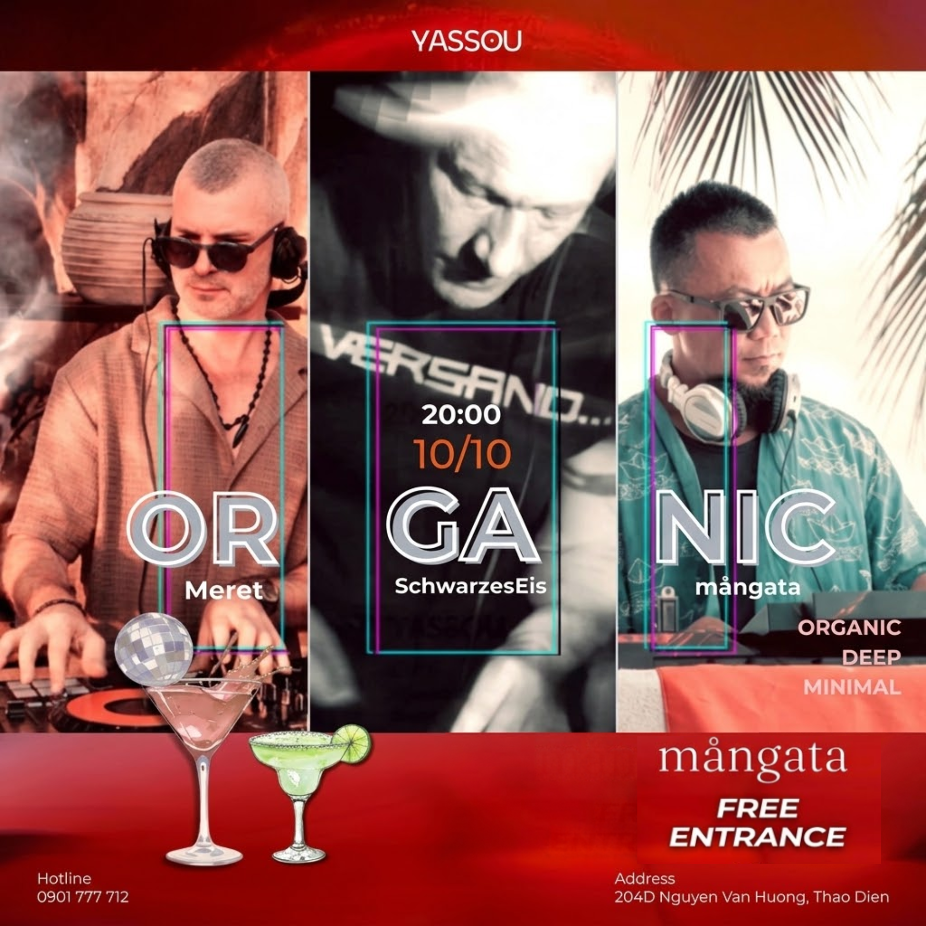 ORGANIC NIGHT AT YASSOU - IMMERSE IN DEEP & MINIMAL BEATS