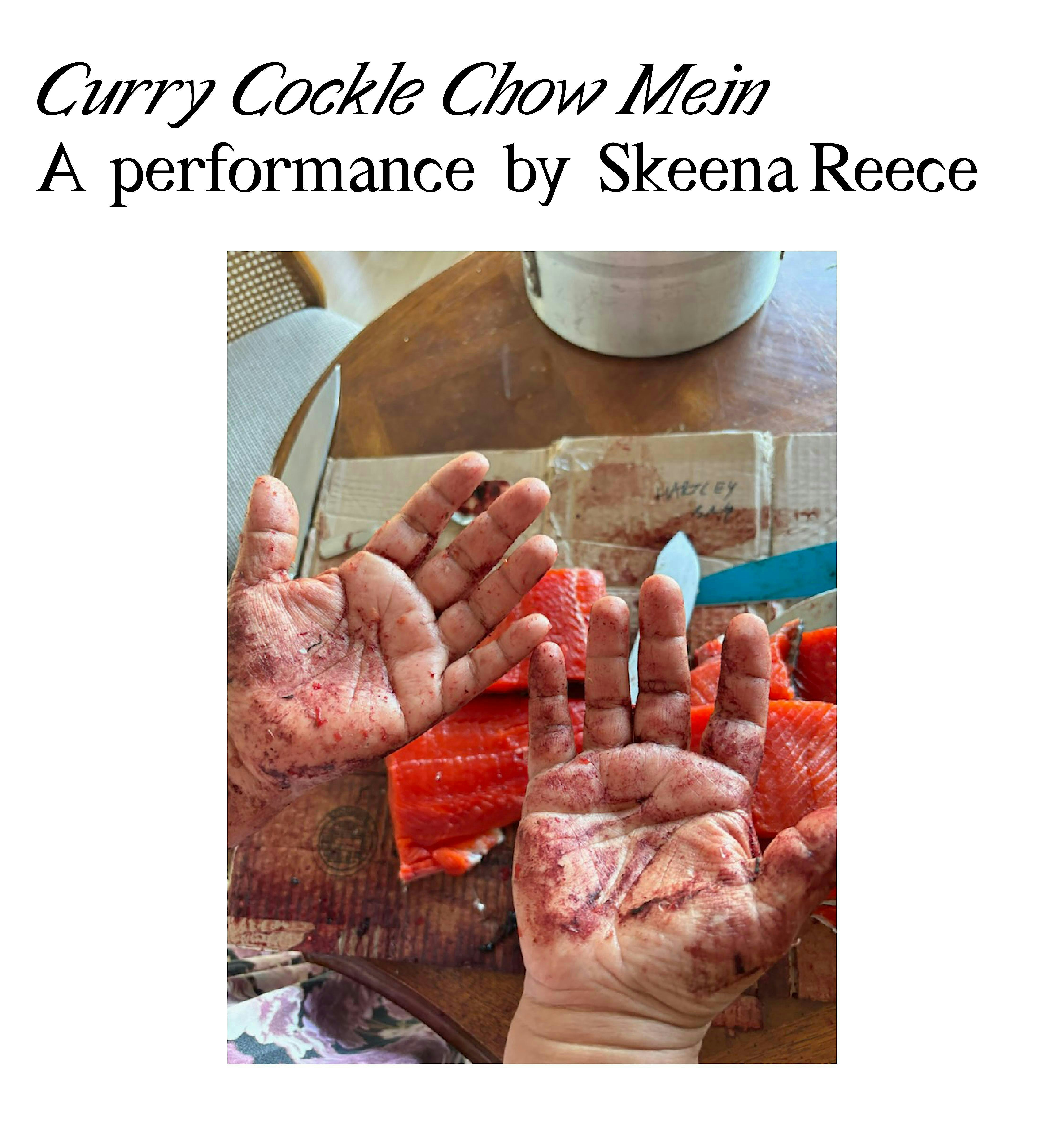 Curry Cockle Chow Mein