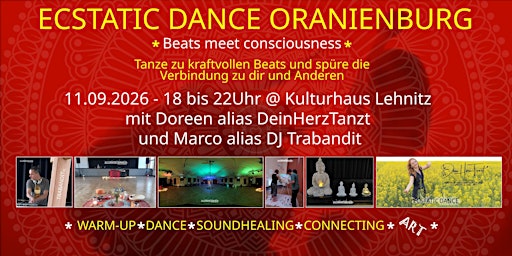 Ecstatic Dance Oranienburg -  Beats meet consciousness - September 2026