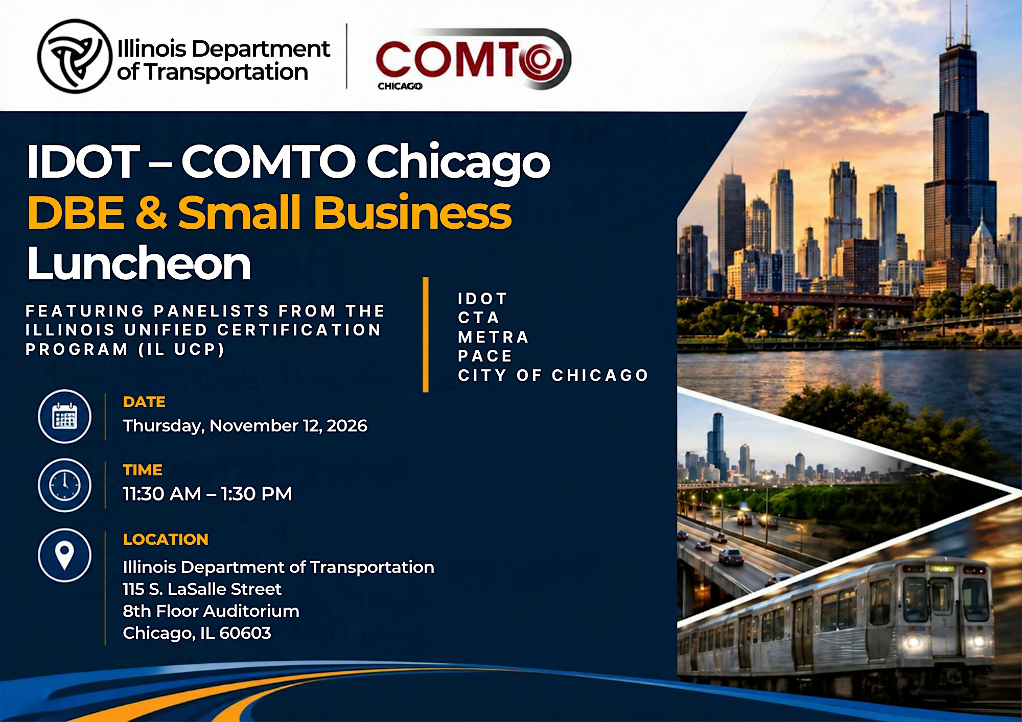 IDOT – COMTO Chicago DBE & Small Business Luncheon