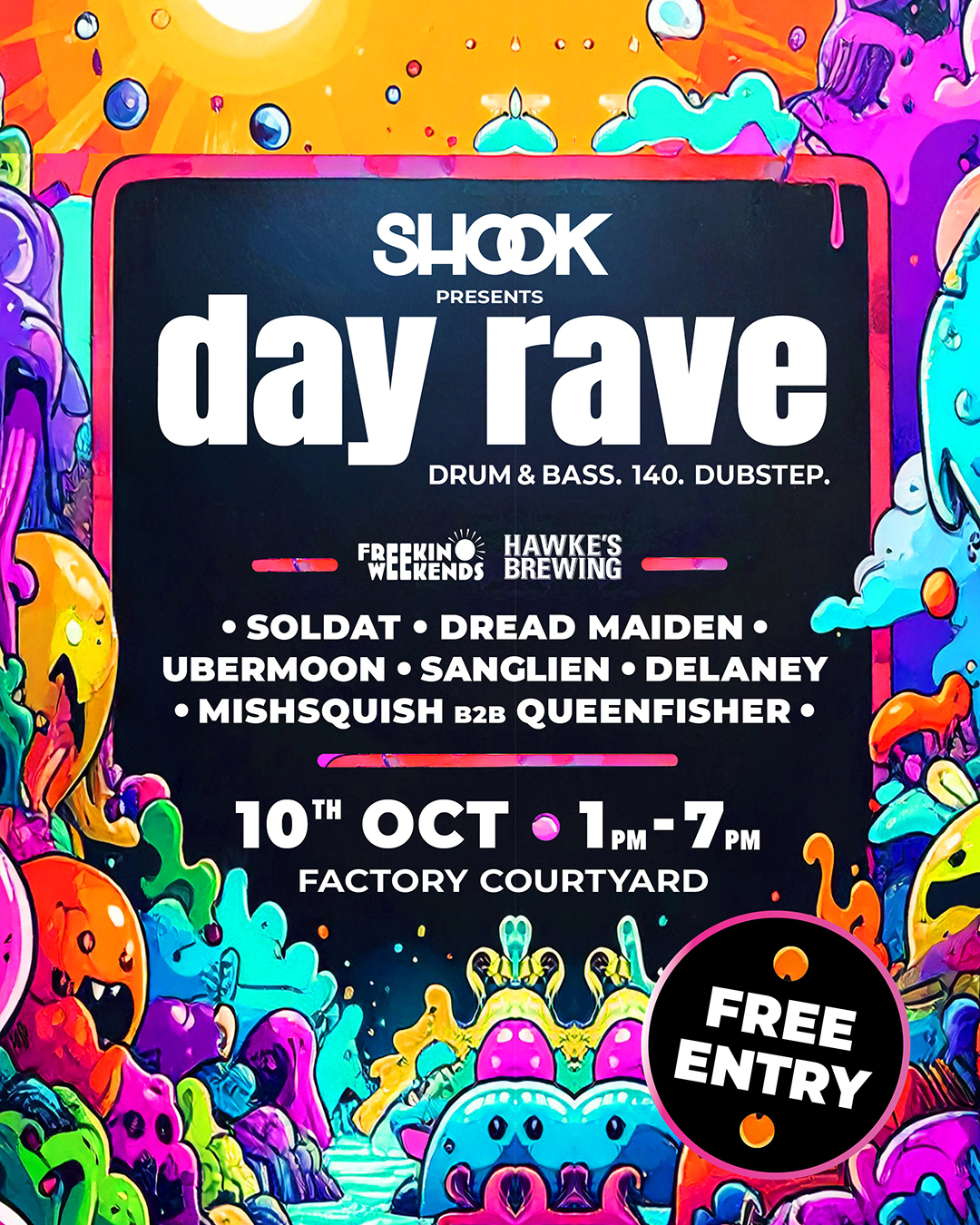 * FREE - SHOOK pres. DAY RAVE Drum & Bass + Dubstep