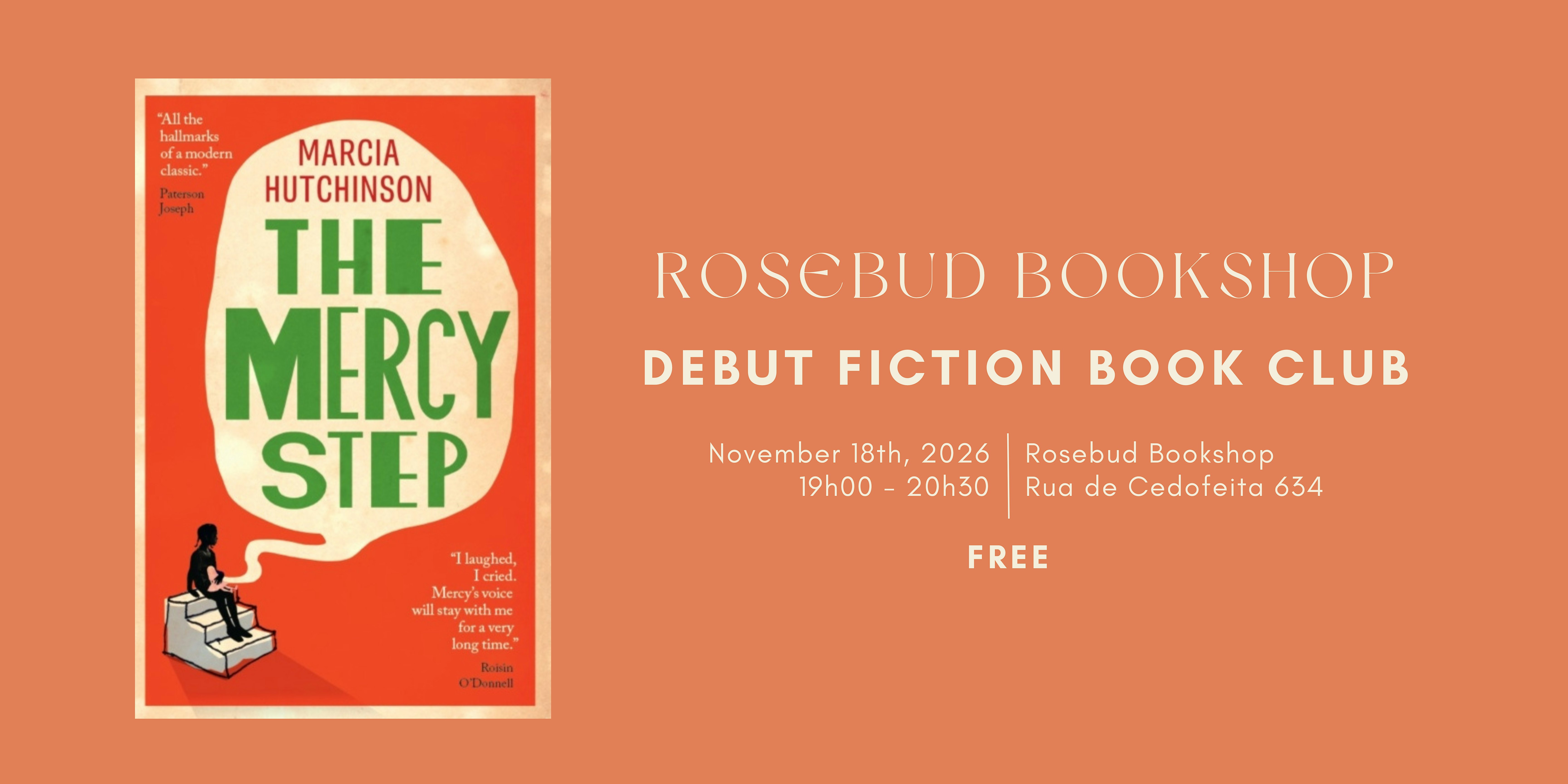 Rosebud Bookshop - Debut Fiction Book Club