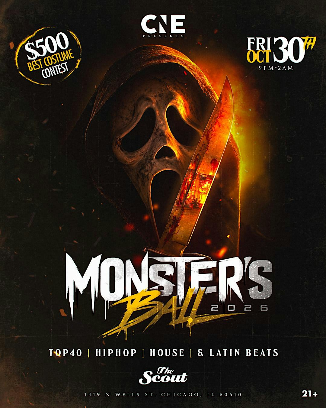 60% SOLD OUT Monster Ball 2026 Chicago’s Signature Halloween Party