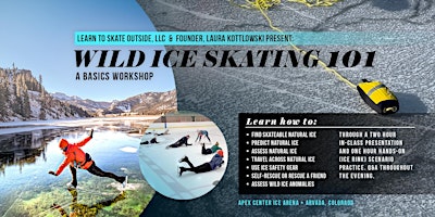 Wild Ice Skating 101 - A Basics Workshop - Fall 2026