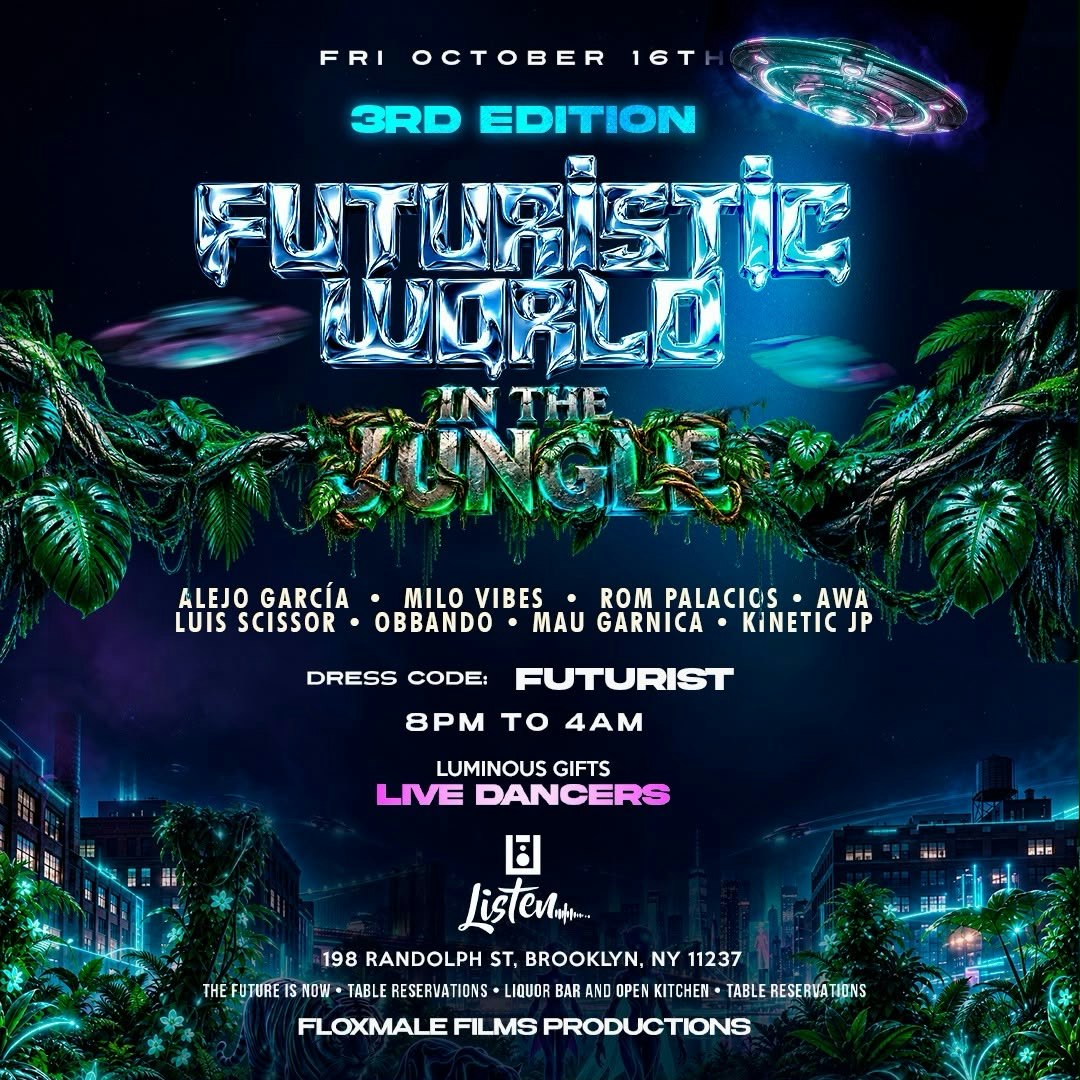 FUTURISTIC WORLD IN THE JUNGLE  W/ ALEJO GARCIA