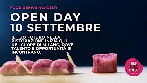 Open Day Food Genius Academy Milano: Il Futuro della Ristorazione