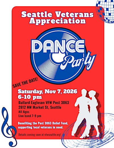 Seattle Veterans Appreciation Dance Party
