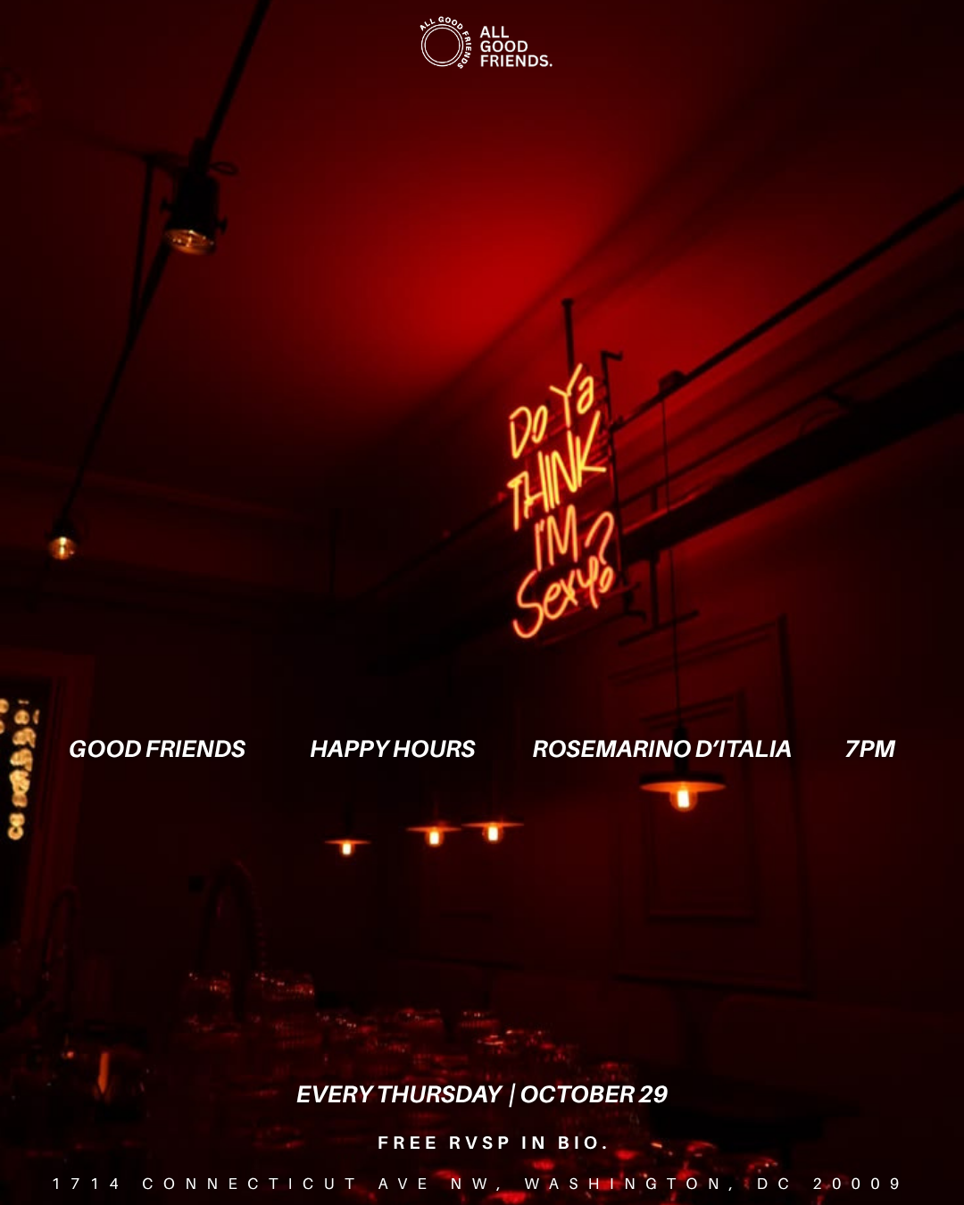 GOOD FRIENDS HAPPY HOURS @ROSEMARINO
