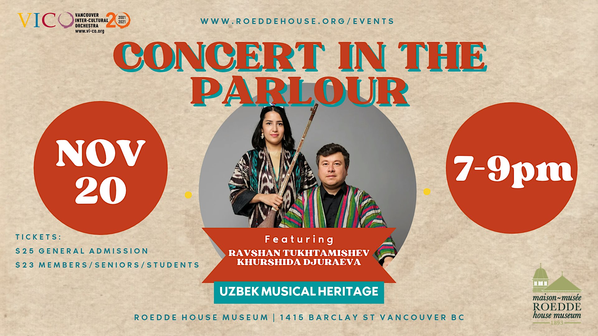 Concert in the Parlour: Uzbek Musical Heritage