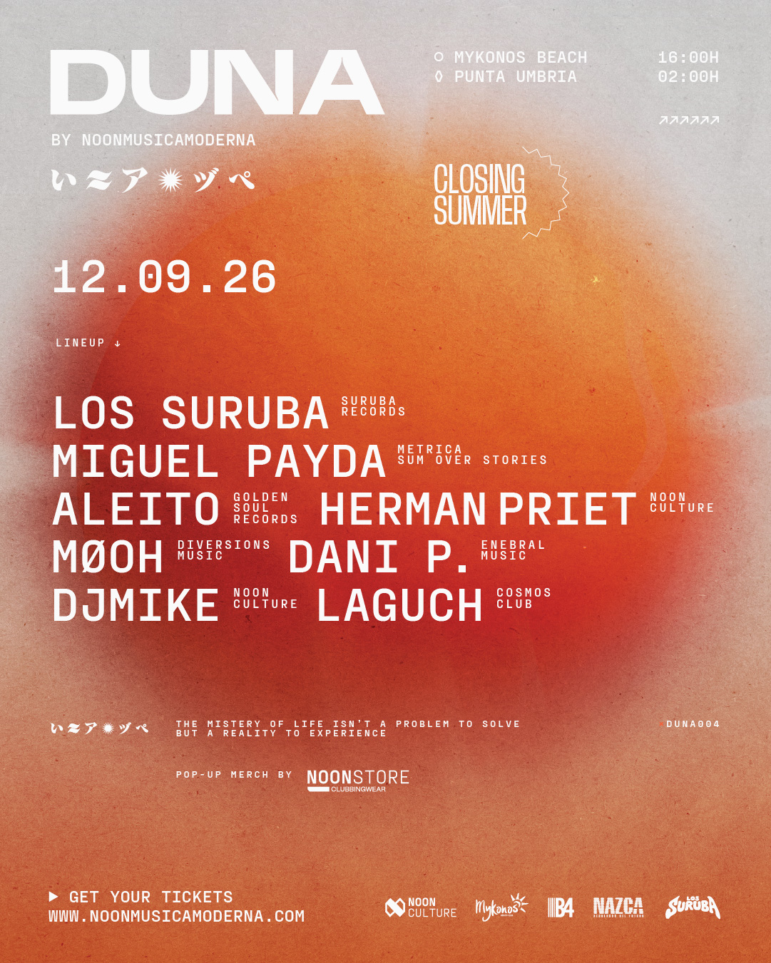 DUNA Closing Summer