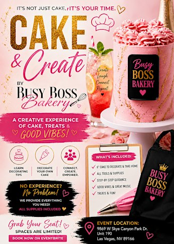 Busy Boss Bakery LV Cake & Create
