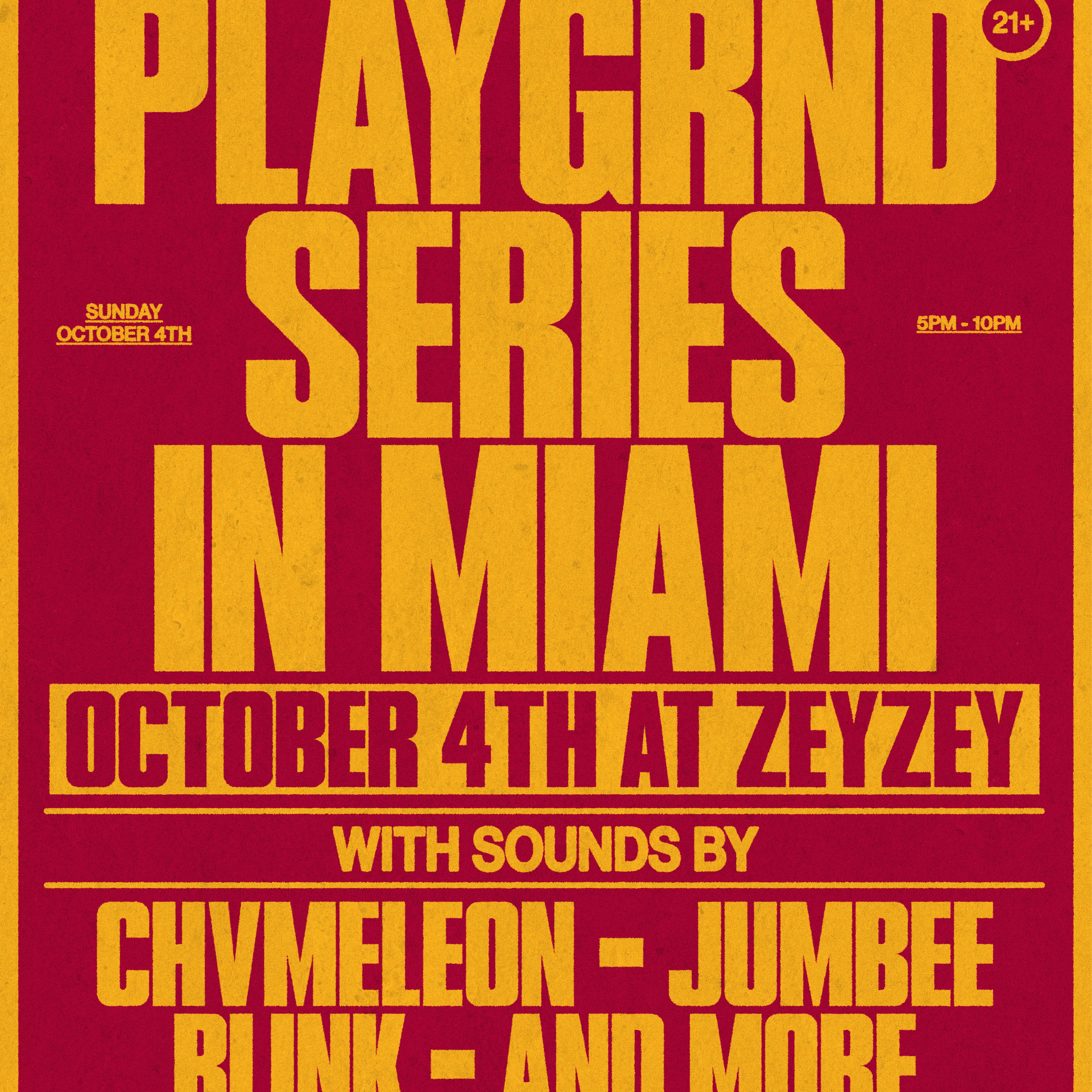 PLAYGRND SERIES MIAMI