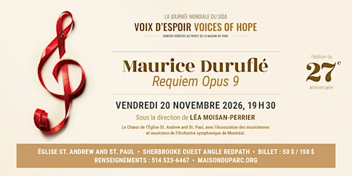Voix d'espoir | Voices of Hope 2026