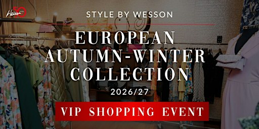 VIP Shopping Event Sydney: European Autumn Winter Collection 2026/27