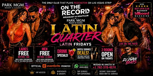 LATIN FRIDAYS AT PARK MGM