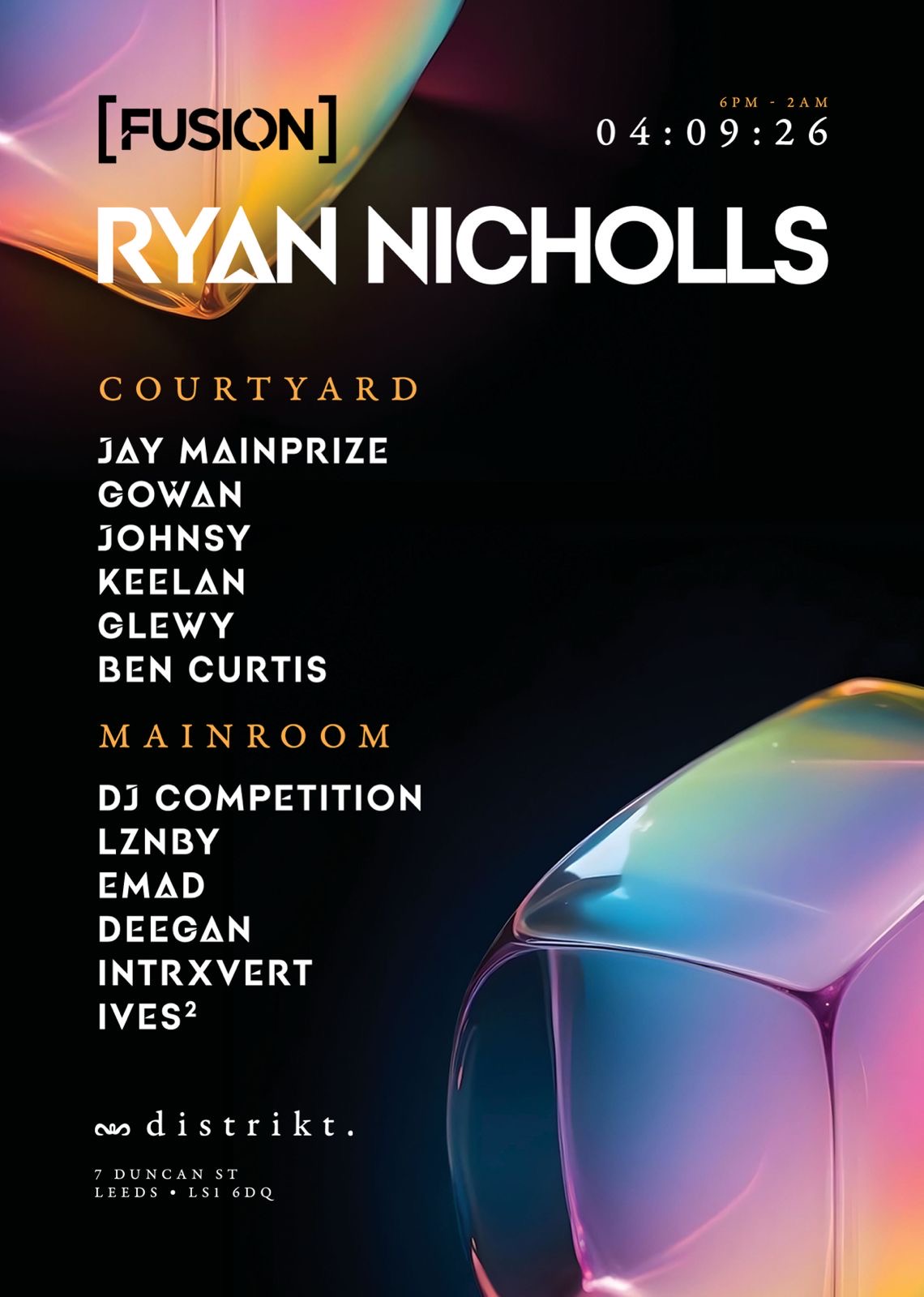 [FUSION] presents Ryan Nicholls
