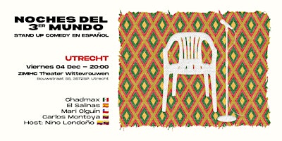Stand-up Comedy en Español (Utrecht) - Noches del 3er Mundo  - Dec 2026
