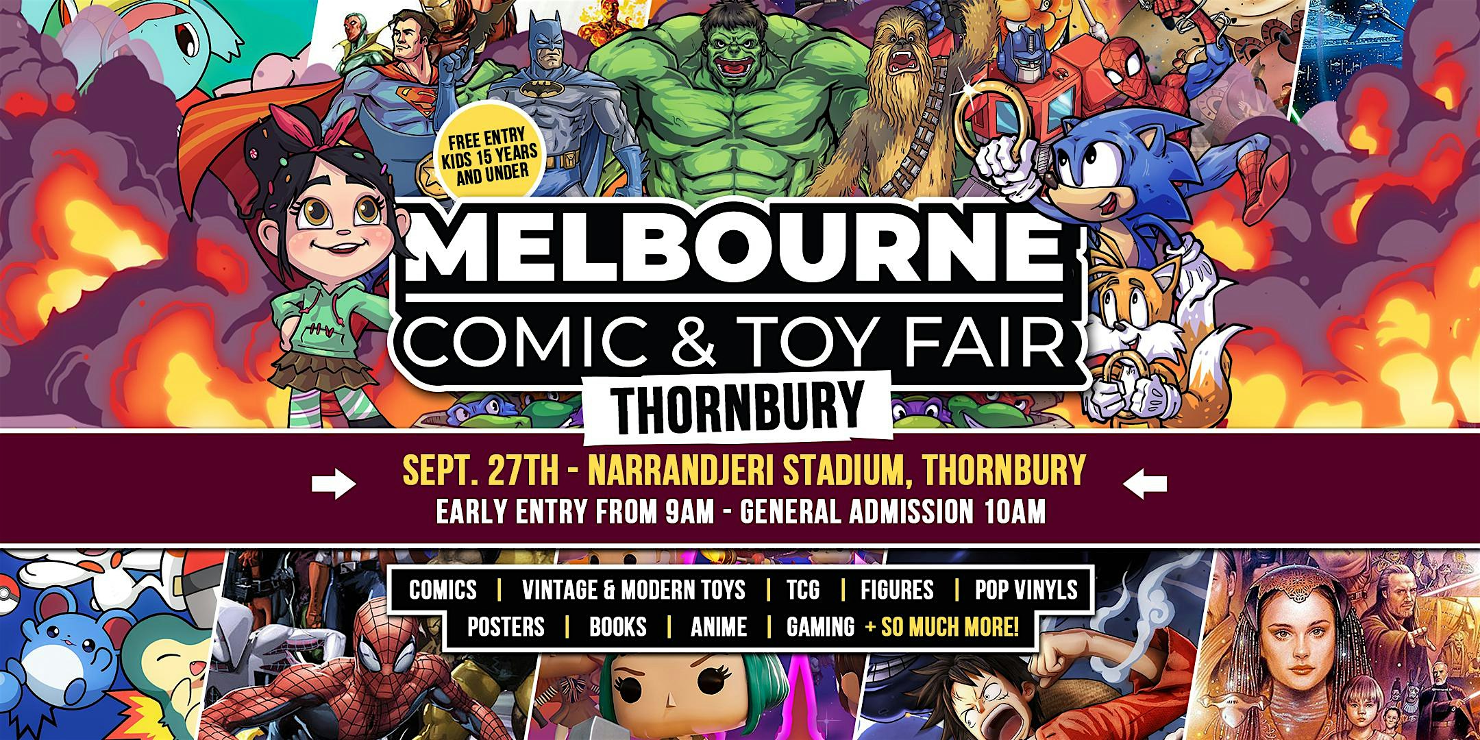 Melbourne Comic & Toy Fair Thornbury
