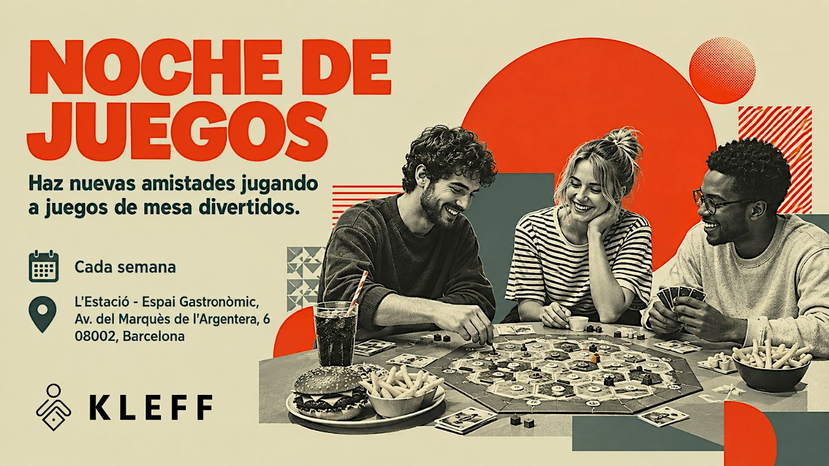 Noche de juegos - Haz nuevas amistades jugando a juegos de mesa