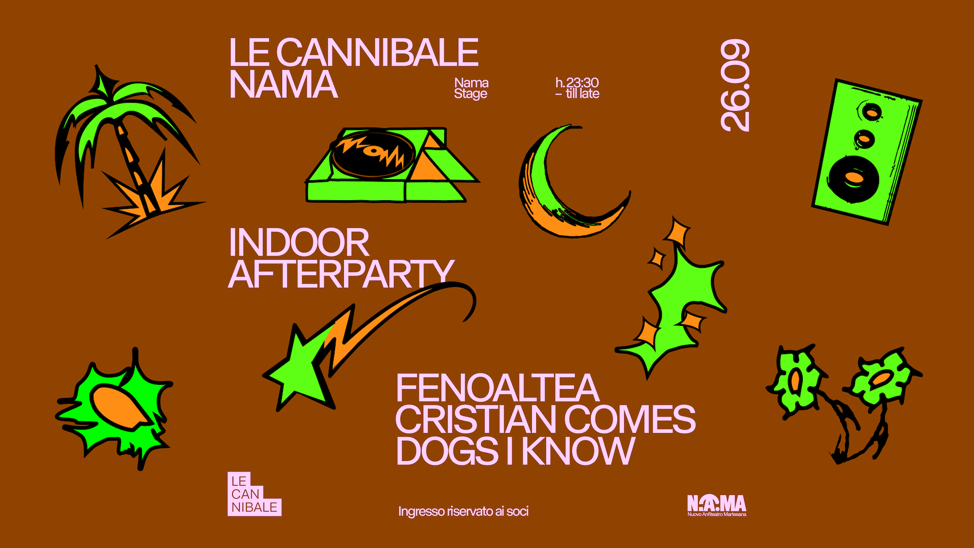 Le Cannibale Afterparty - Fenoaltea, Cristian Comes, Dogs I Know