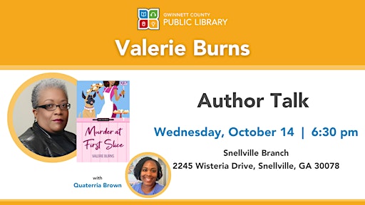 Author Talk with Valerie Burns
