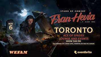 Fran Hevia: Stand Up y Algo Más en Toronto