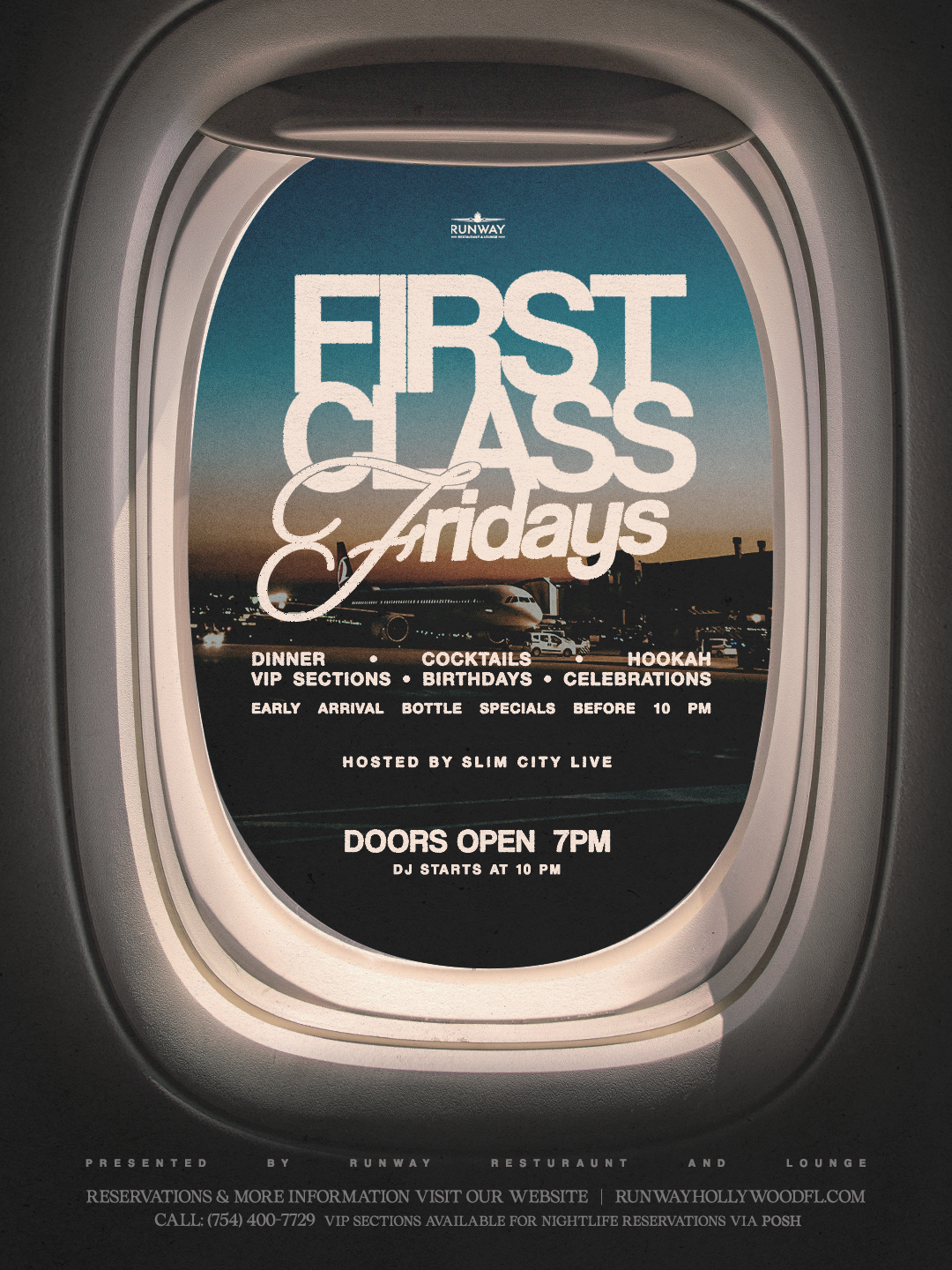 First-Class Fridays @ Runway