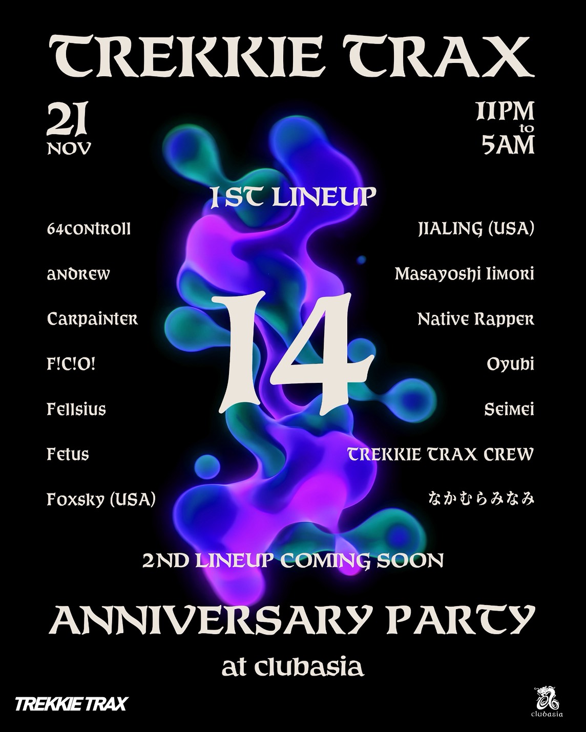 TREKKIE TRAX 14th Anniversary
