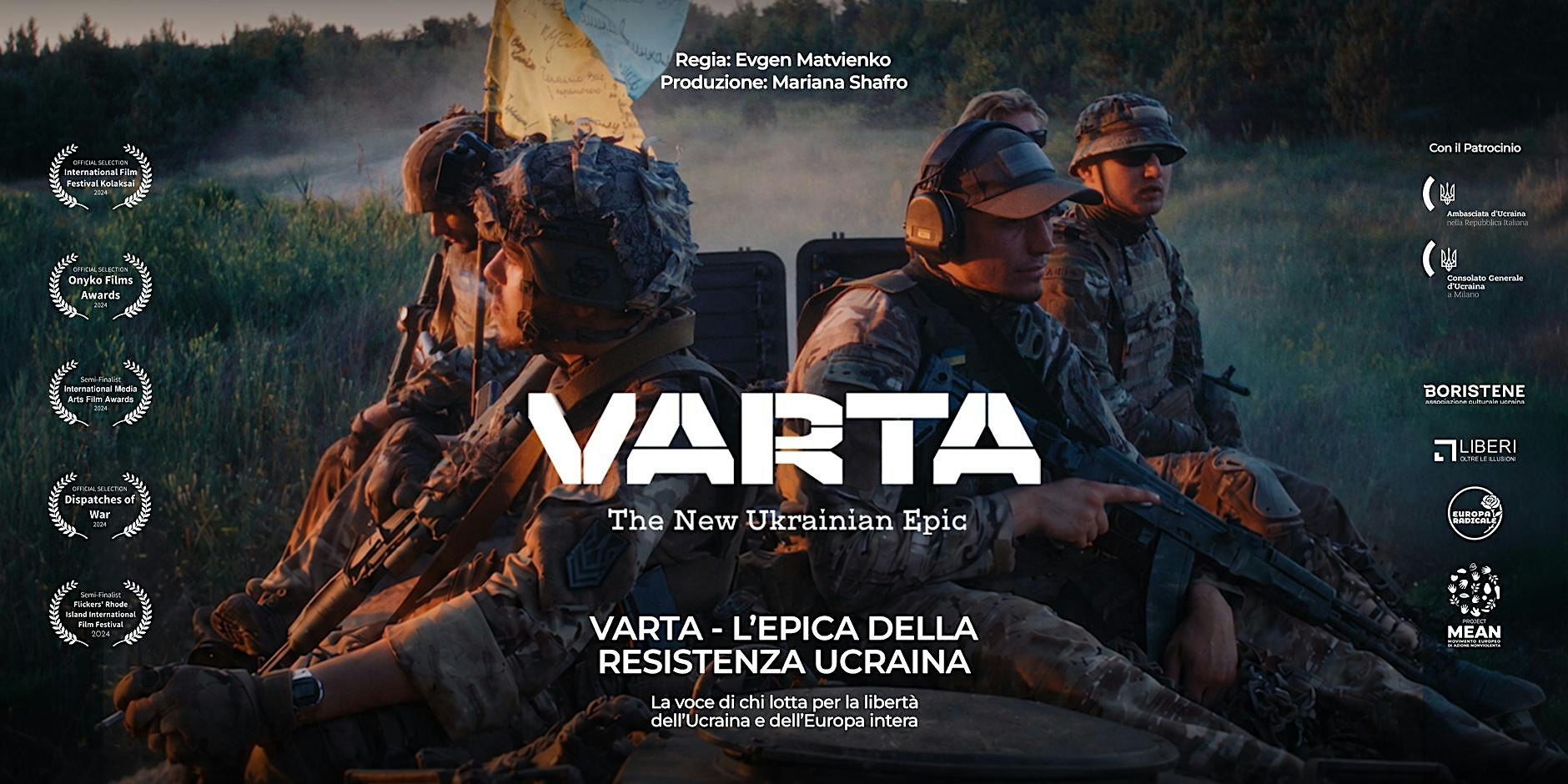 VARTA – L'epica della resistenza ucraina | Prima italiana a Milano