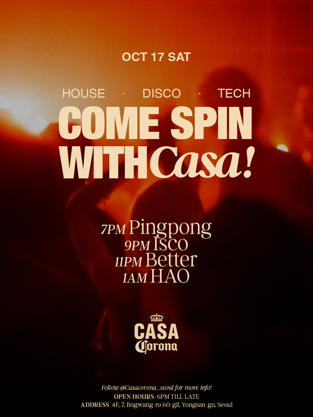 Come SPIN with Casa