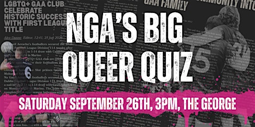 NGA's Big Queer Quiz 2026