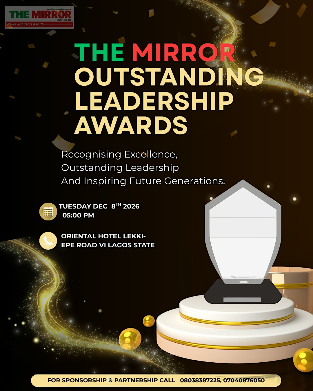 The Mirror Outstanding Leadership Awards 2026