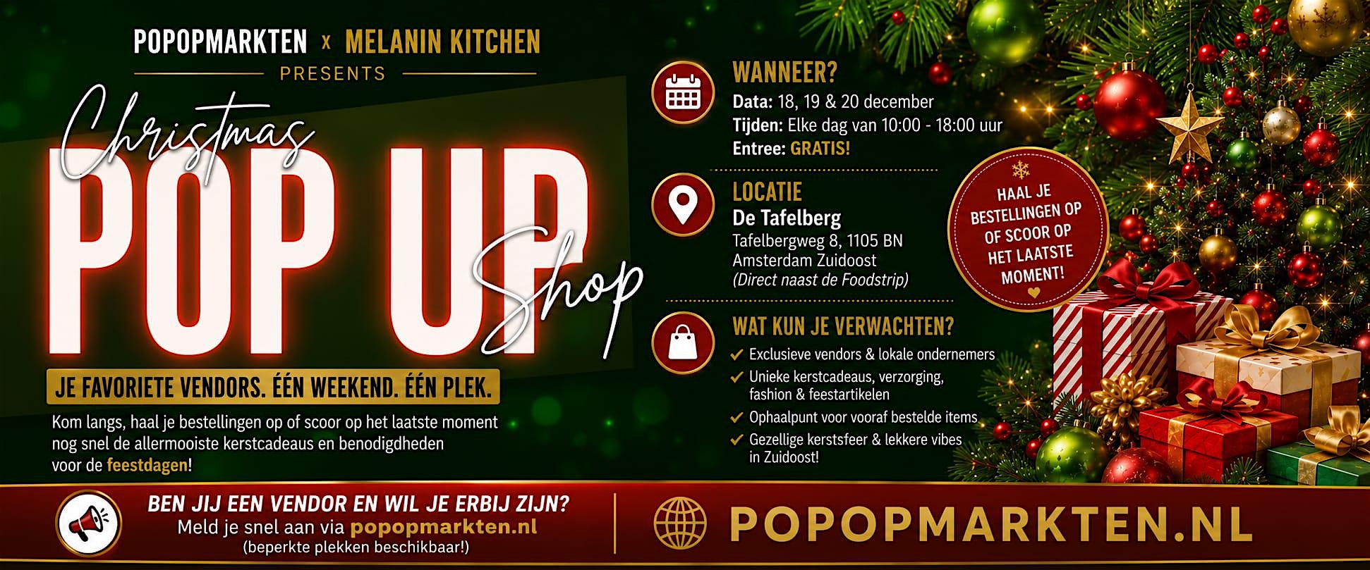 CHRISTMAS POP UP SHOP