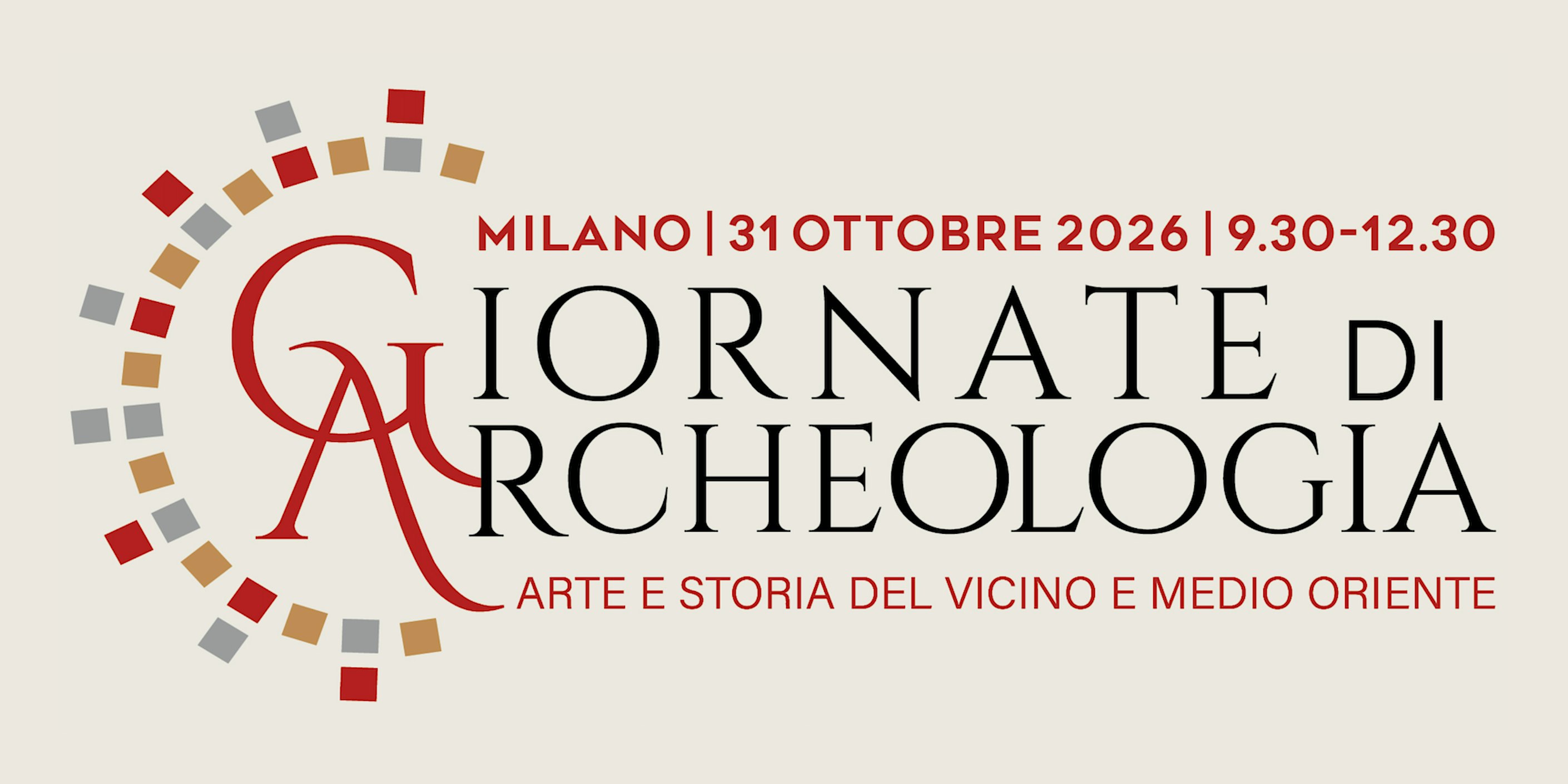 Giornate di Archeologia, Arte e Storia del Vicino e Medio Oriente 2026