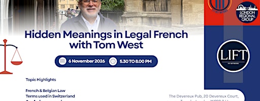 Hidden Meanings in Legal French with Tom West