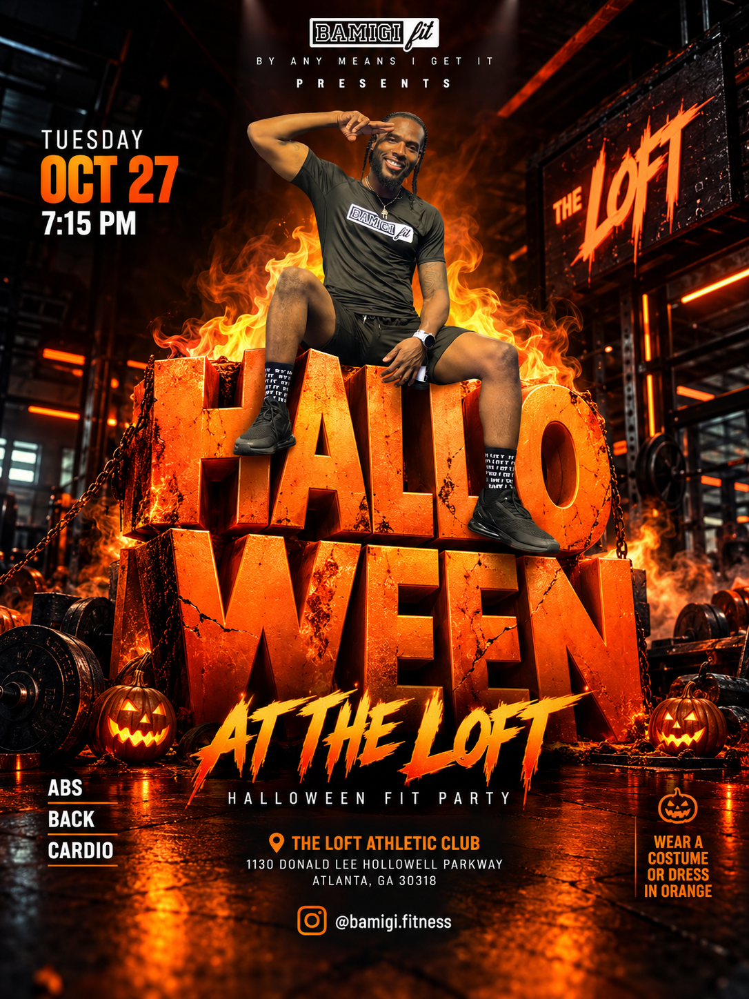 BAMIGI Tuesday Fit Party: Halloween at the Loft