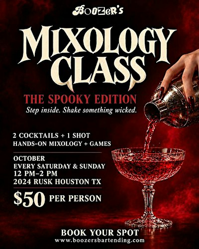 Mixology Class: Spooky Edition