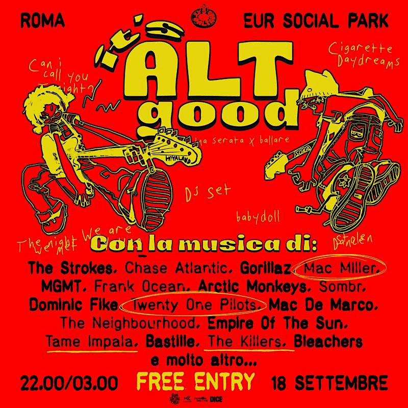 IT’S ALT GOOD - Free Entry