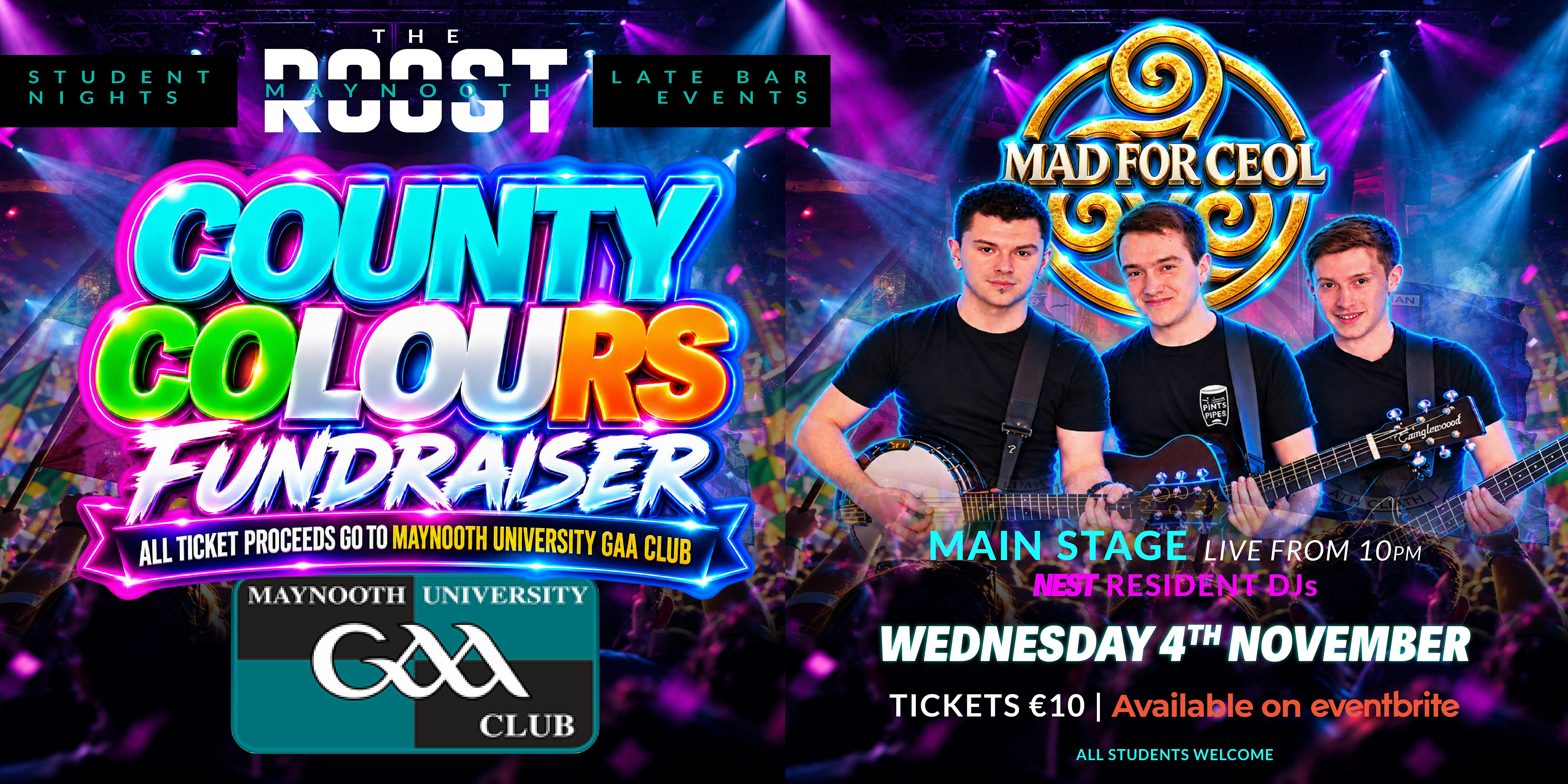 County Colours GAA Fundraiser at The Roost